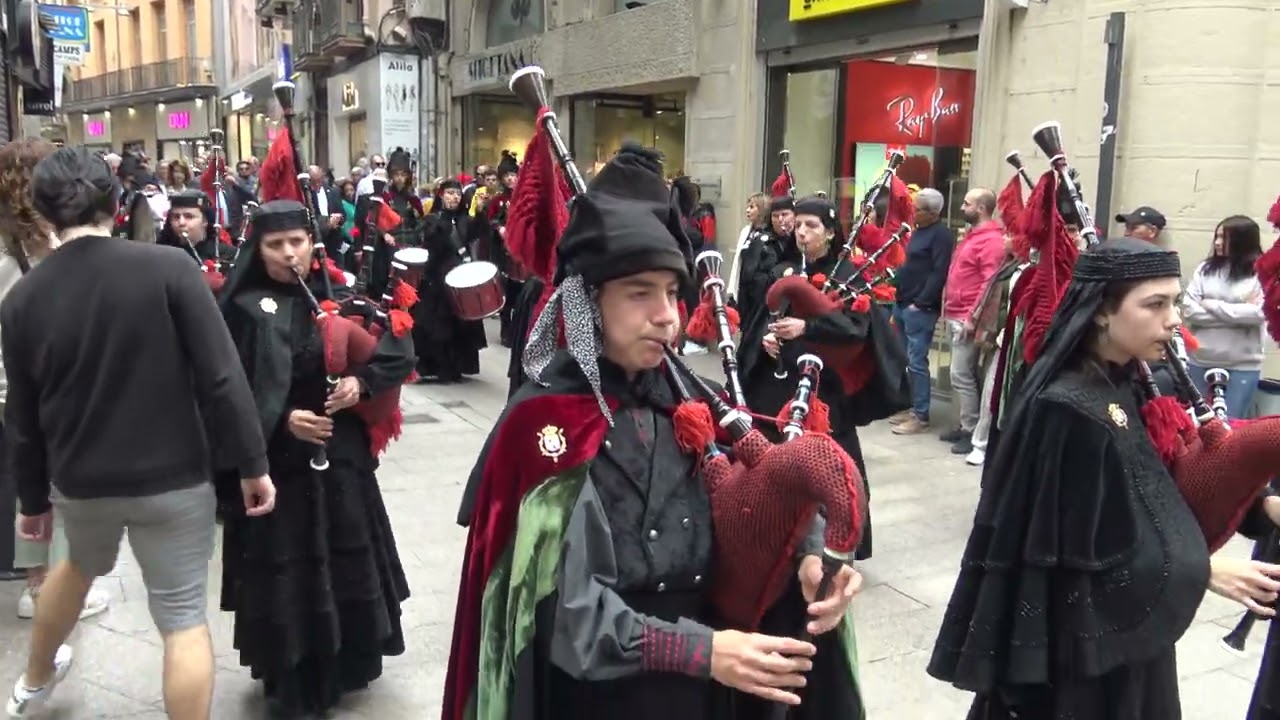 Desfile  Real Banda de Gaitas de Diputación de Ourense, Lleida