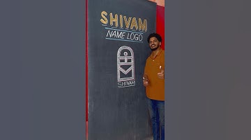 SHIVAM Name Logo ❤️ #shivam #name #logo #youtubeshorts