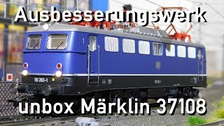 Ausbesserungswerk H0 Märklin unbox 37108 110 263-1 Neuheit 2019 Ausbesserungswerk H0 Märklin unbox 37108 110 263-1 Neuheit 2019