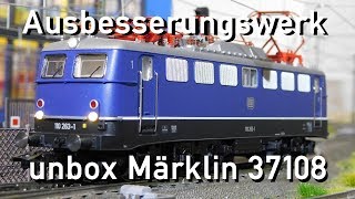 Ausbesserungswerk H0 Märklin unbox 37108 110 263-1 Neuheit 2019