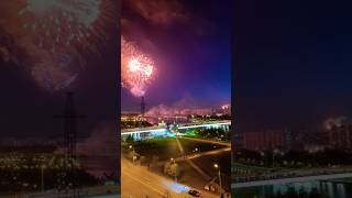 9 May 🎇 Fireworks 🇷🇺 Moscow Russia #Fireworks #Firework #Moscow #Russia #Vlog #Москва #9May