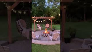 Our firepit 1 year later… #shorts #diy