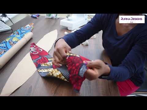 D.I.Y Ankara Head tie / African Print Head band