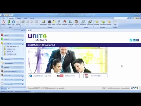 Intructievideo: Inlezen Kaststaat met Excel in Unit4 Multivers