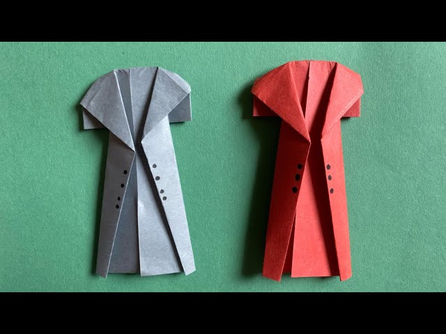 Origami Coat Instructions How to Make a Paper Coat | Origami Suit