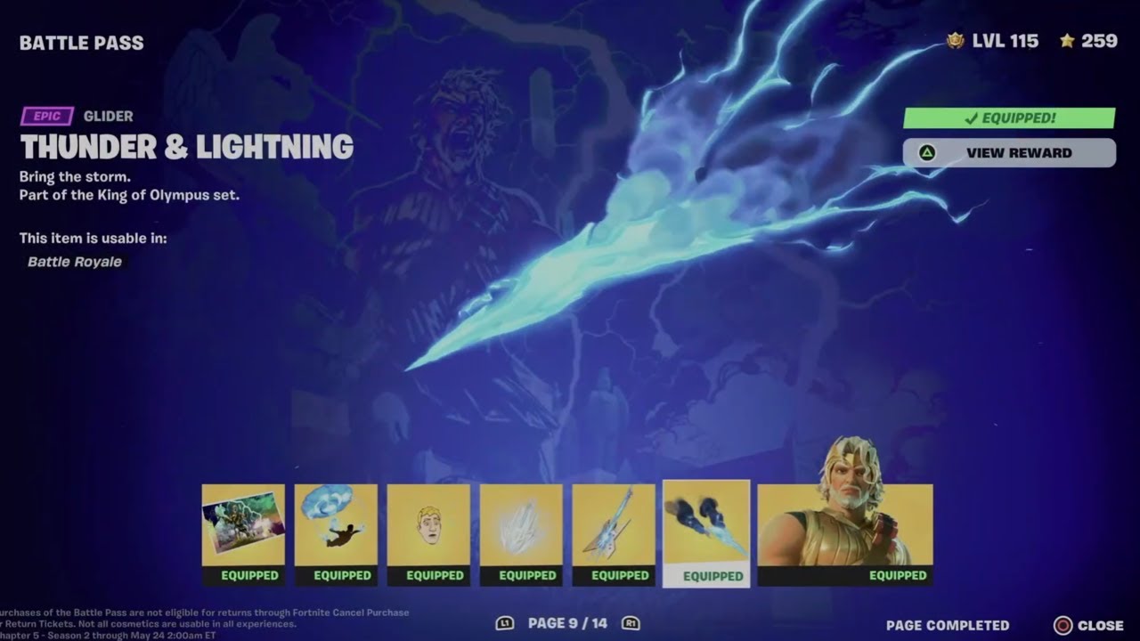 How To Unlock Thunder Lightning Glider In Fortnite Battle Pass How to unlock thunder lightning glider in fortnite battle pass