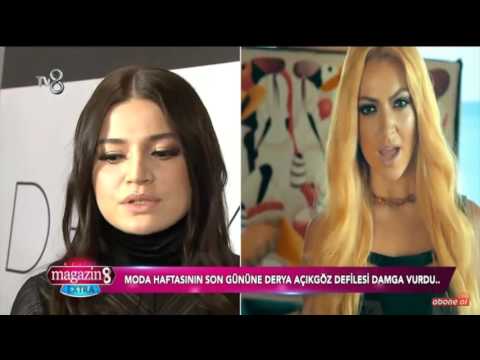 Hadise Ve Derya Açıkgöz Tv8 Magazin' De ! Derya Açıkgöz İlk Defilesi İle Görücüye Çıktı ❤