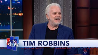 Tim Robbins Quizzes Stephen About 'The Shawshank Redemption,' A Movie Stephen Has Never Seen