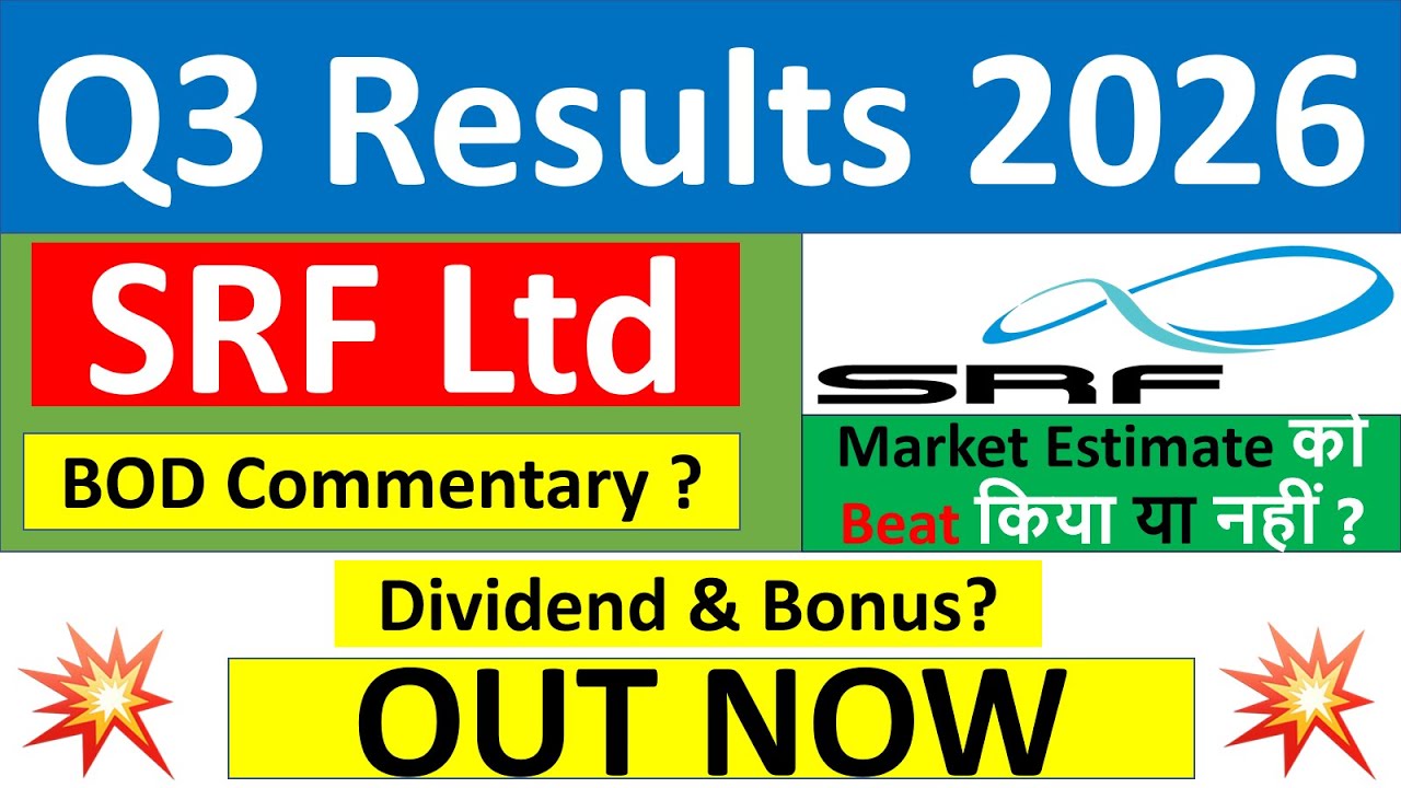 SRF q3 results 2026 | SRF results today | SRF Share News | SRF Share latest news | SRF Dividend