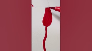 Drawing,but only using The color✨RED✨ #shorts #drawing