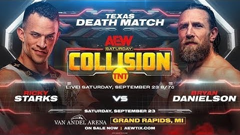 Bryan Danielson vs Ricky Starks highlights - Texas Death AEW Collision