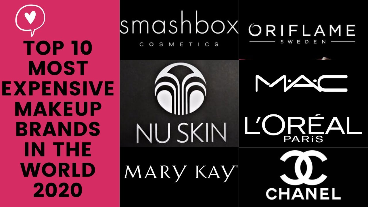 top 10 makeup brands in world