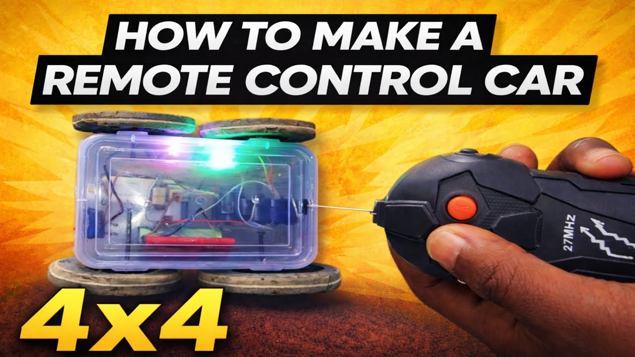 How to make a remote control car. Remote control car kaise banaye. # ...