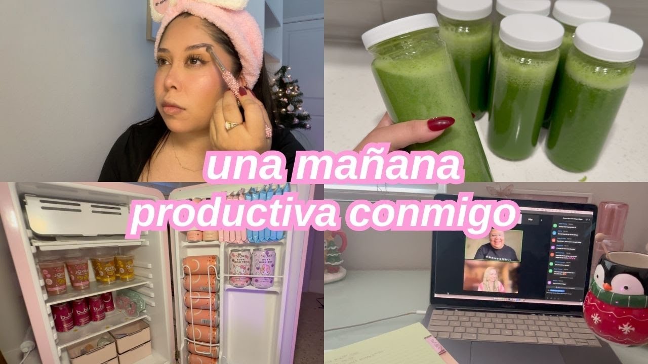 ASMR Vlog| ♥ workout, juicing, organization+ (clicky voiceover)