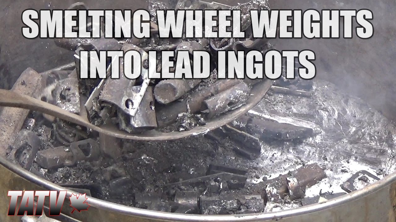Smelting Wheel Weights Into Lead Ingots YouTube