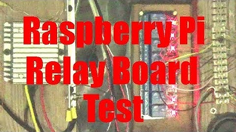 Raspberry Pi Relay Wiring And Testing Begins   Test Code Below
