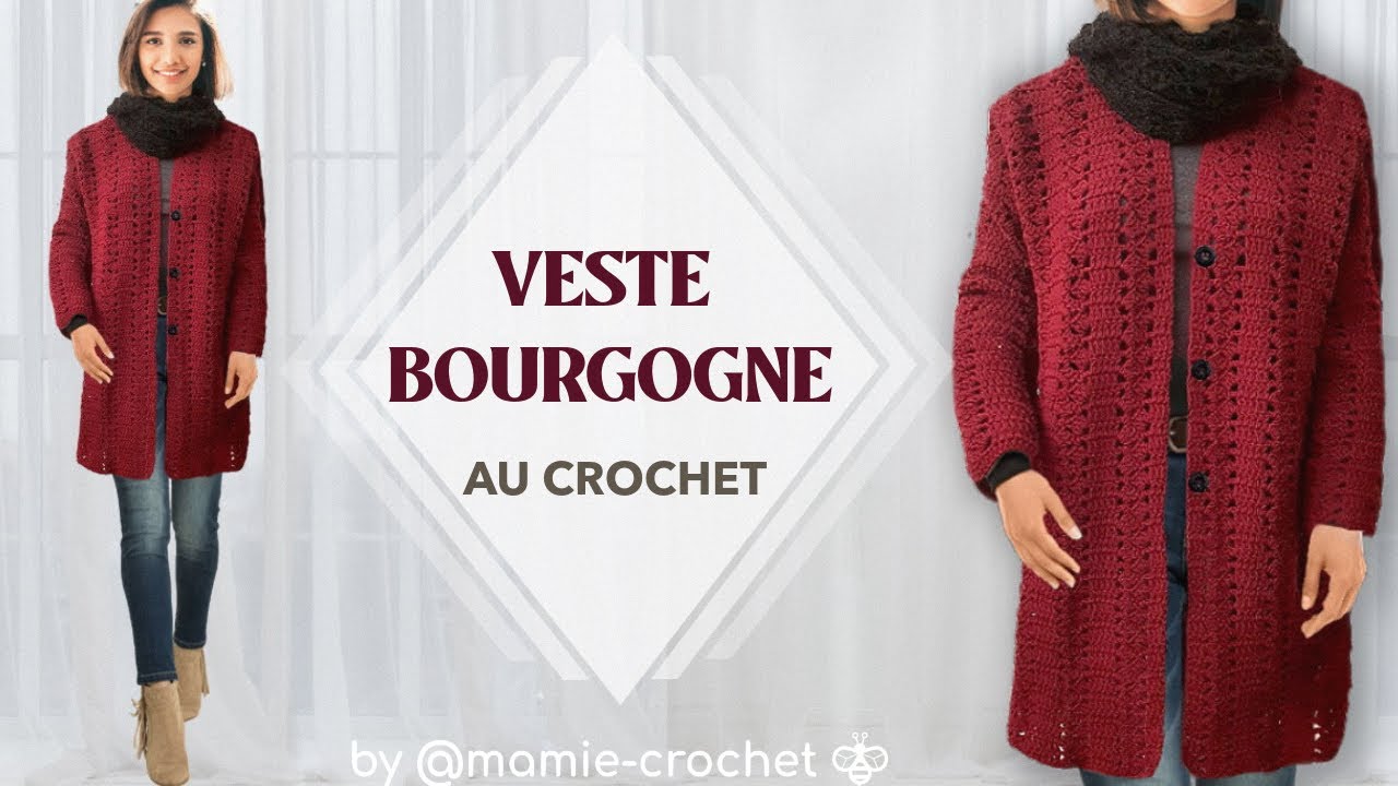 gilet au crochet mamie crochet