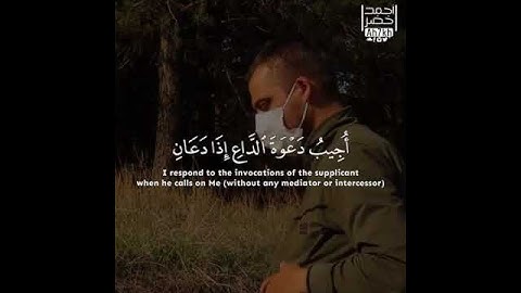 وإذا سألك عبادي عني فإني قريب | القارئ أحمد خضر