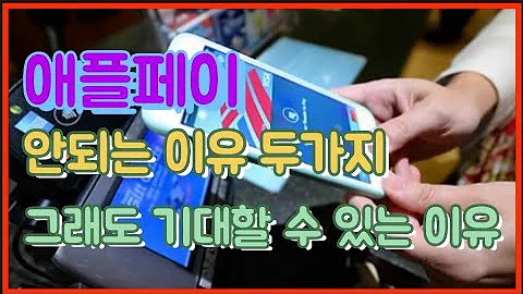 한국 애플페이 안되는 이유 두 가지 그럼에도 기대할 수 있는 이유