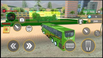Army Bus Robot Car Game 3d - Android Gameplay