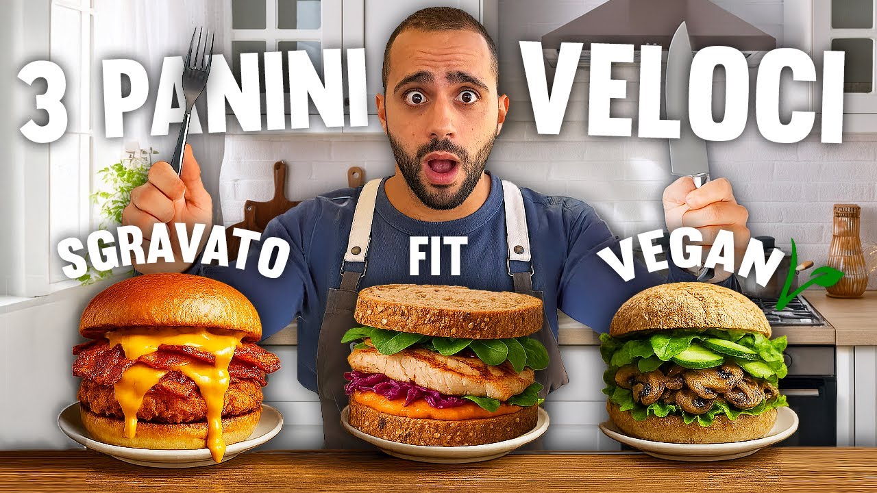 3 PANINI VELOCI PER TUTTI