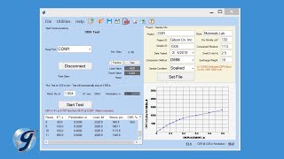 Gilson CBR/LBR Data Acquisition Software (HMA-609) screenshot 4