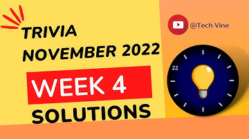 Week 4 || Qwiklabs Trivia November 2022 || Solutions
