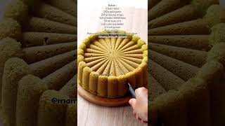 Pandan chocolate cake #cake #marblecake #pandancake