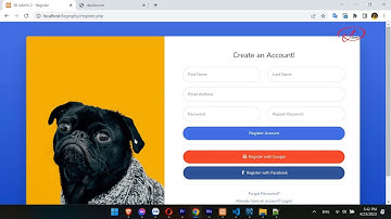 Xây dựng page đăng ký thành viên với php và mysql sử dụng themes sb admin 2 | dandev