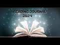 Reading Journal Set Up &amp; Flip Through 2024 | Challenges, Trackers