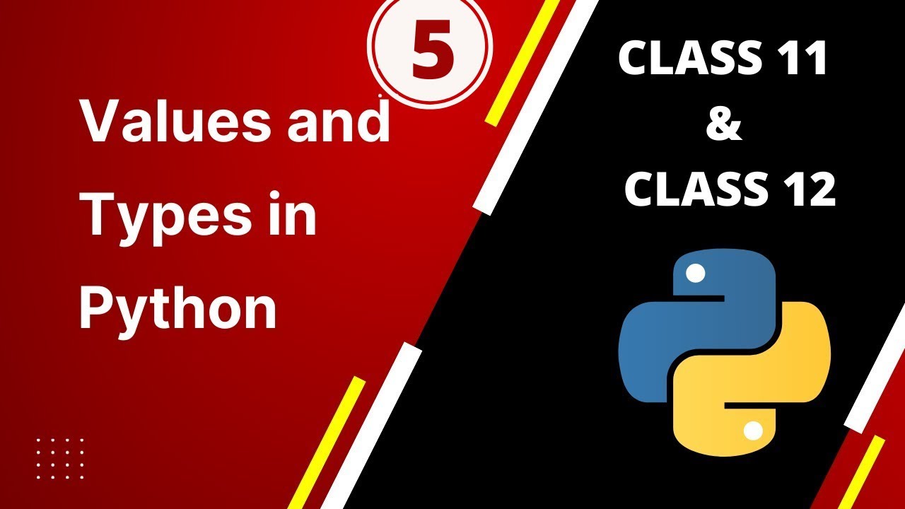 Values and Types in Python - YouTube