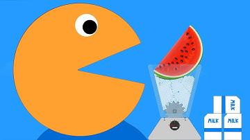 Algodoo | Watermelon milkshake