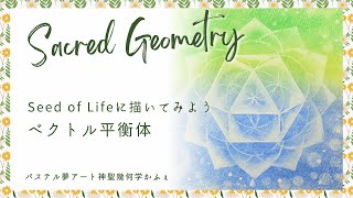 動画講座ご案内・【体験版】神聖幾何学カフェ・ベクトル平衡体を描いて