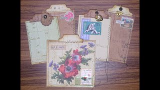 Five Tags for my Journal #paperinspirationscdt23 #junkjournal #journalembellishments #journaltags