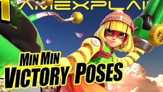 All of Min Min's Victory Pose Animations in Super Smash Bros. Ultimate