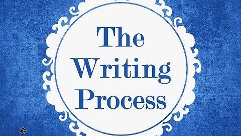The Writing Process Video