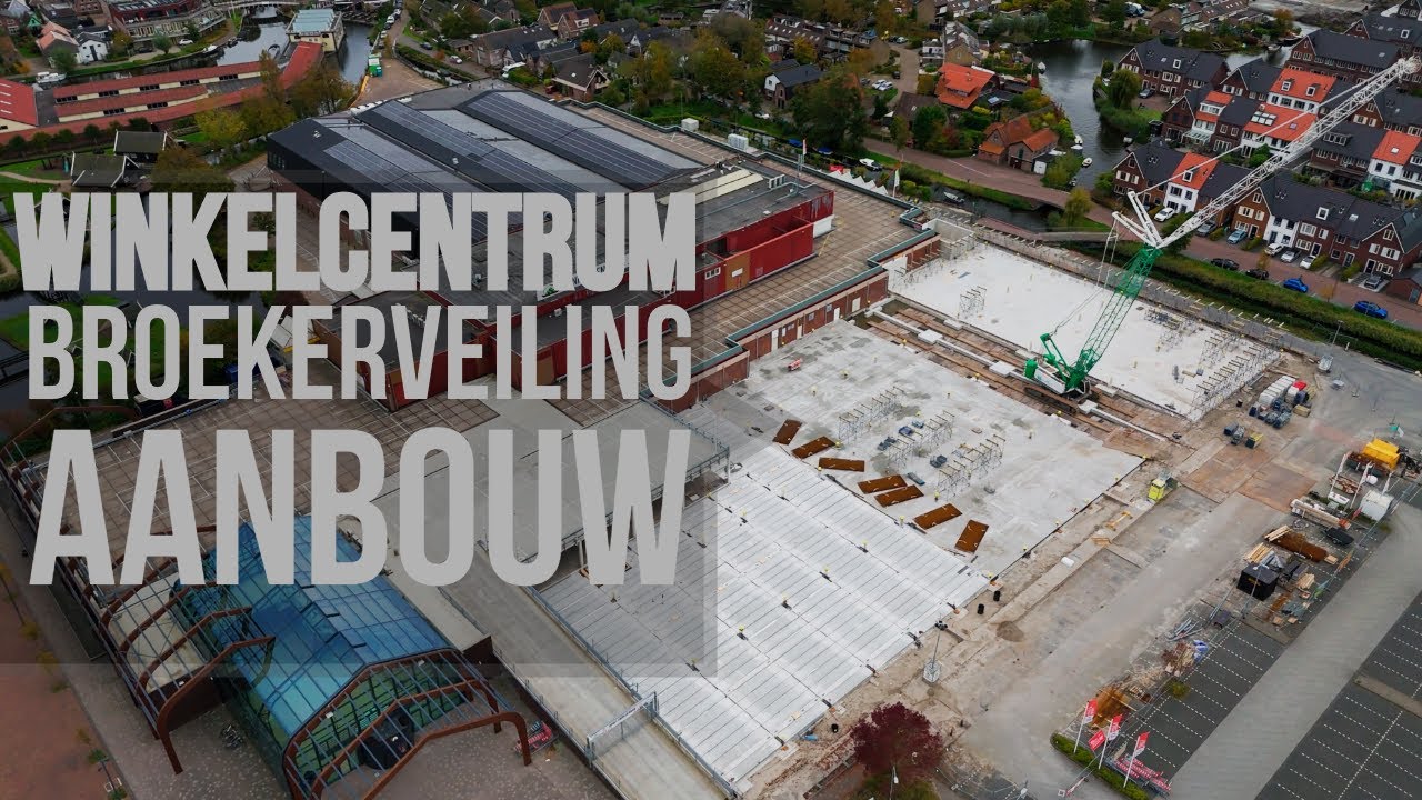 Winkelcentrum Broekerveiling aanbouw