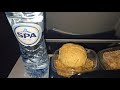 Еда в самолёте КЛМ. Из Порт-оф-Спейн в Амстердам. Meals in KLM. Port of Spain to Amsterdam.