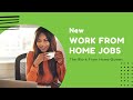 Hot New Work From Home Jobs #workfromhome #workfromhomejobs