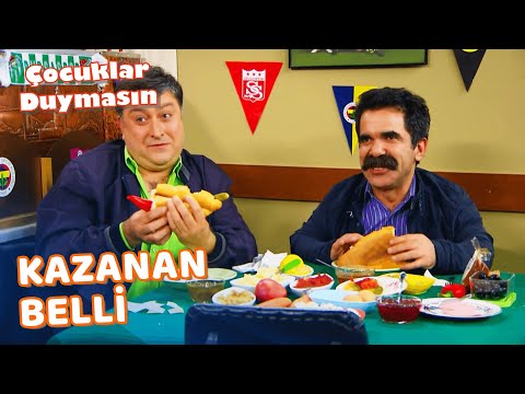 Hüseyin'le Şükrü'nün Yemek Yarışı! - Çocuklar Duymasın 28. Bölüm