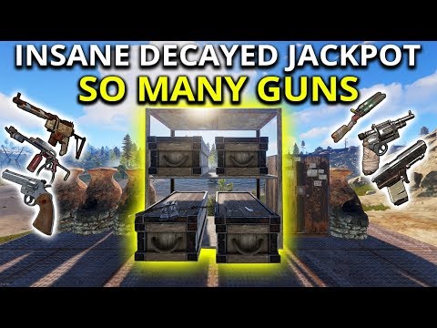 insane-decayed-base-gun-hoarder-jackpot!---rust-solo-survival-gameplay-se1-ep3