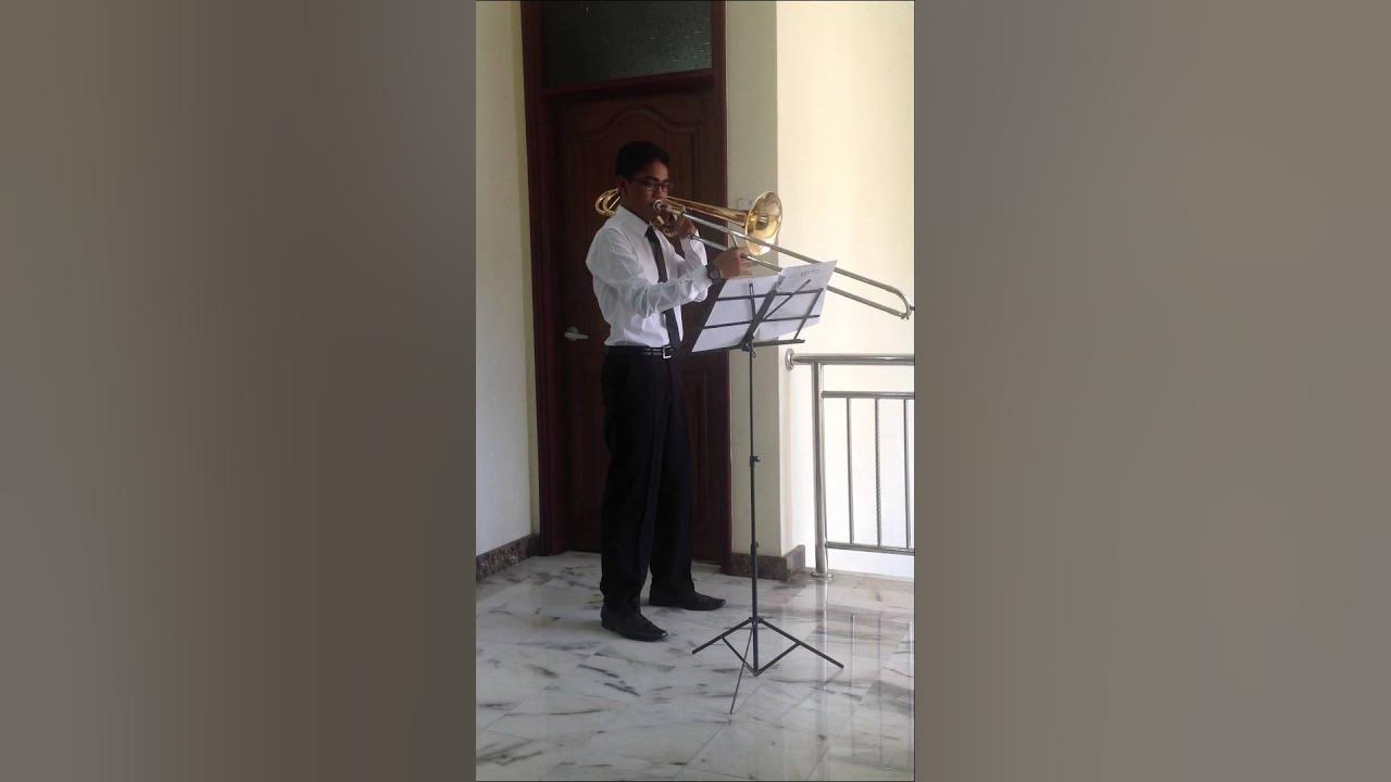 Tuba Mirum 2nd Trombone Solo Mozart Played by Kaliff Akhyar YouTube