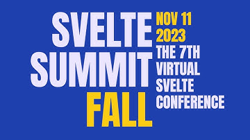 Svelte Summit Fall 2023
