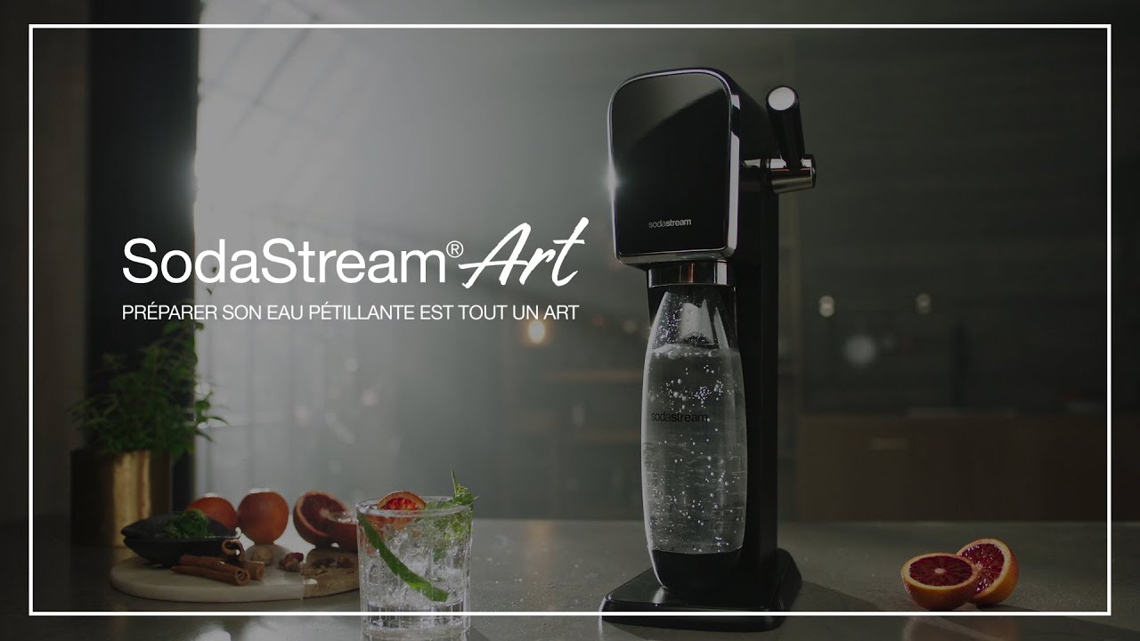 SodaStream ART Machine à Eau Pétillante avec Levier de