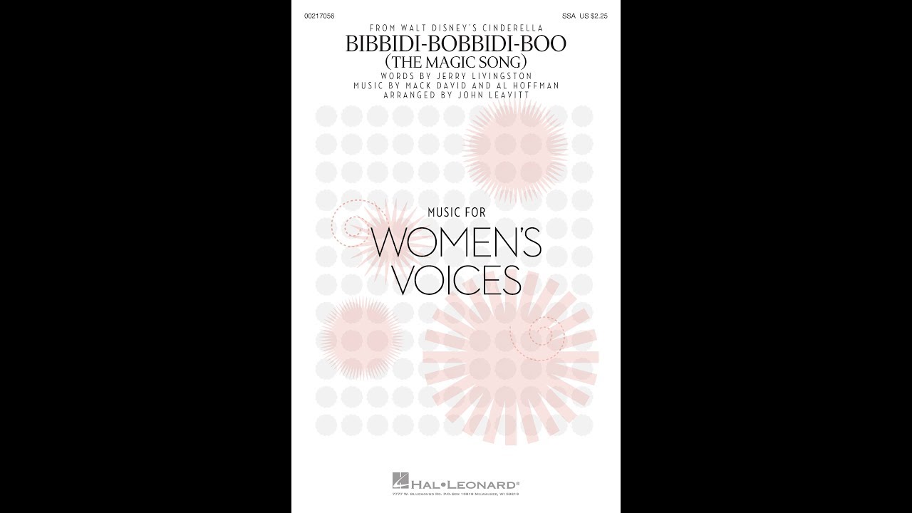 Bibbidi-Bobbidi-Boo (SSA Choir) - Arranged by John Leavitt