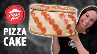 DIY GIANT PIZZA CAKE