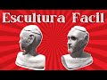 Curso de escultura, bloque de yeso para tallar