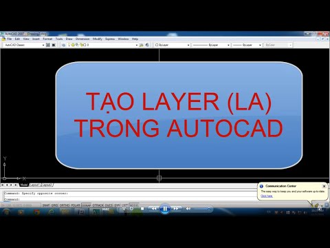 Hướng dẫn tạo LAYER chuẩn trong Autocad