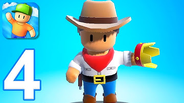 Stumble Guys - Gameplay Walkthrough Part 4 - Crown Win: 4 (iOS, Android)