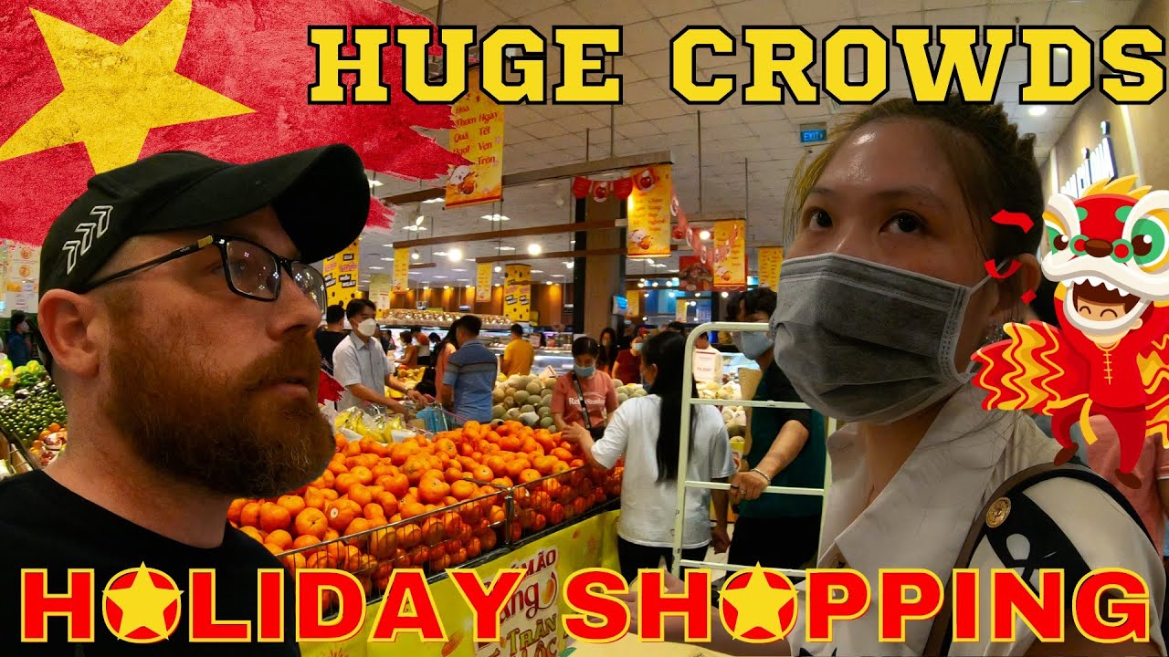 Aeon Mall Food Shopping (LARGEST MALL IN VIETNAM) Saigon 4k